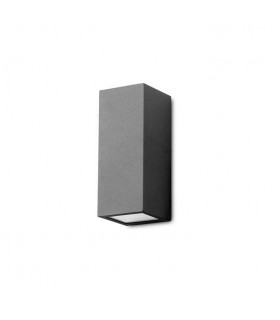 2 Light Outdoor Wall Light Black IP44 - 1