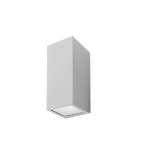 2 Light Outdoor Wall Light Grey IP44 - 1