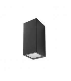 2 Light Outdoor Wall Light Black IP44 - 1