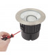 Outdoor 16.5W LED Recessed Ground Light Brushed Stainless Steel, IP67, 4000K - 4