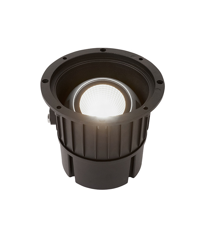 Outdoor 16.5W LED Recessed Ground Light Brushed Stainless Steel, IP67, 4000K - 6