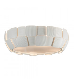 4 Light Flush Ceiling Light Matt white