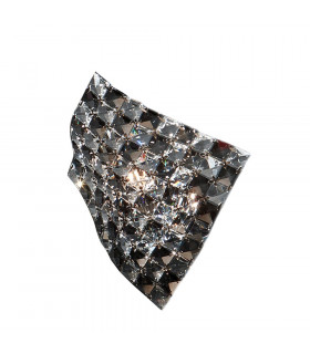1 Light Crystal Wall Lamp Chrome G9 -1