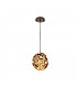 Spherical Ceiling Pendant Gold Brown E27 -1