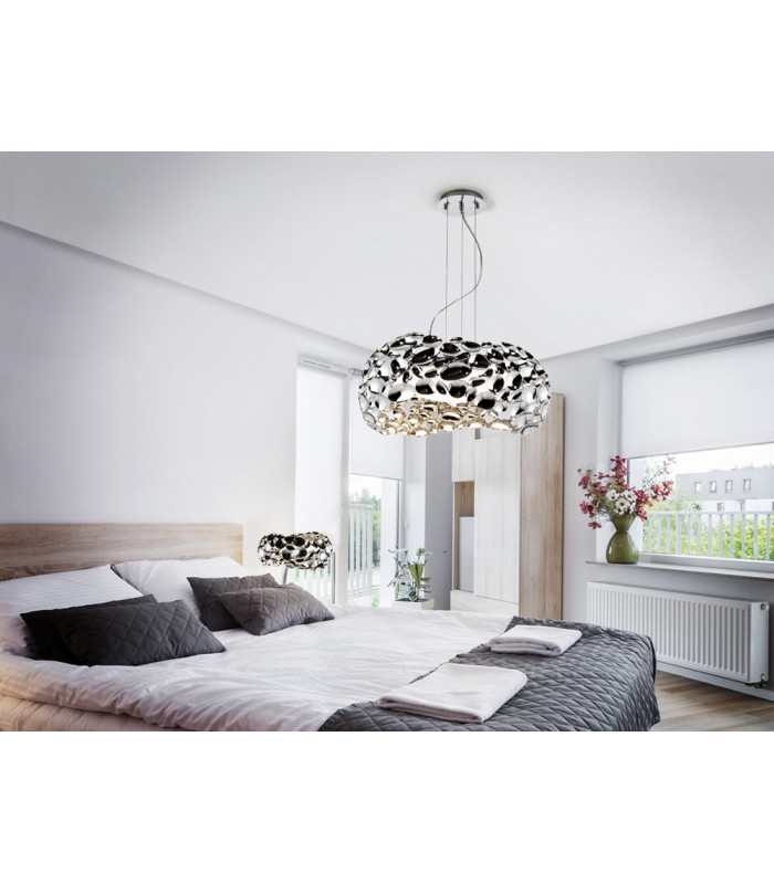 5 Light Ceiling Pendant Chrome G9 -1