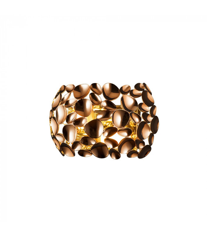 2 Light Wall Lamp Rose Gold E14 -1