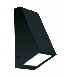 1 Light Outdoor Wall Light Black IP44 - 1