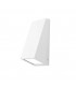 1 Light Outdoor Wall Light White IP44 - 1