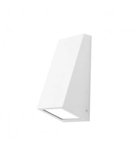1 Light Outdoor Wall Light White IP44 - 1