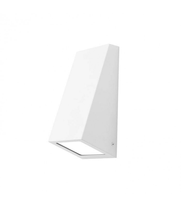 1 Light Outdoor Wall Light White IP44 - 1
