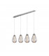 4 Light Crystal Bar Ceiling Pendant Chrome -1