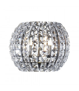 2 Light Crystal Wall Lamp Chrome G9 -1