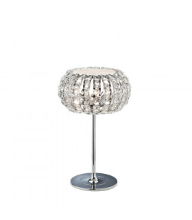 3 Light Crystal Table Lamp Chrome G9 -2