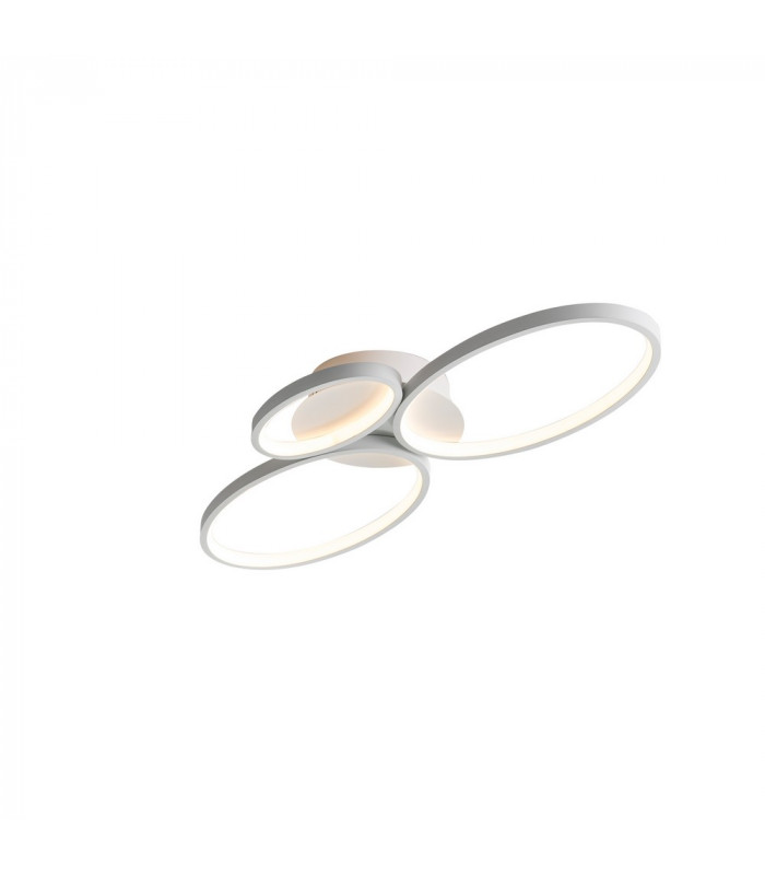3 Light Flush Ceiling Light White -1