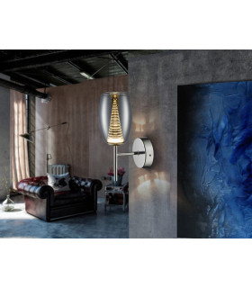 Crystal Wall Lamp Chrome -1