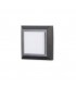 LED Outdoor Square Wall Light Black, Grey IP65 - 1