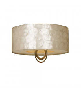 4 Light Flush Ceiling Light Gold E27 -1