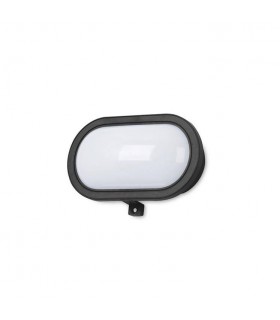 LED Outdoor Surface Mounted Wall Light Black IP44 - 1