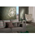 Flush Ceiling Light White -3