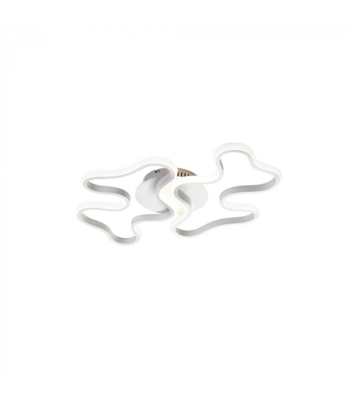Flush Ceiling Light White -4