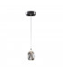 Crystal Cluster Drop Ceiling Pendant Chrome Bubble Effect -1