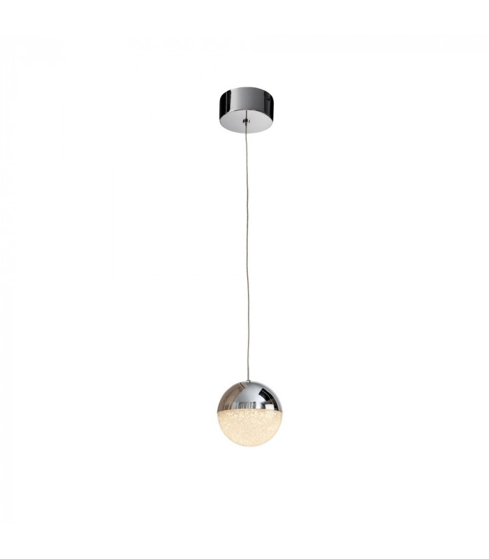 Globe Ceiling Pendant Chrome -1