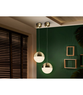 Globe Ceiling Pendant Brass -1