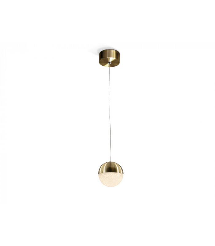 Globe Ceiling Pendant Brass -2