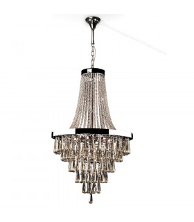 22 Light Dimmable Crystal Chandelier with Remote Control Chrome G9 -1