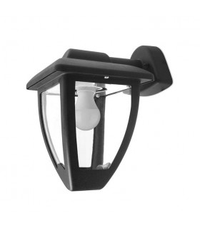 1 Light Outdoor Wall Lantern Black - 1