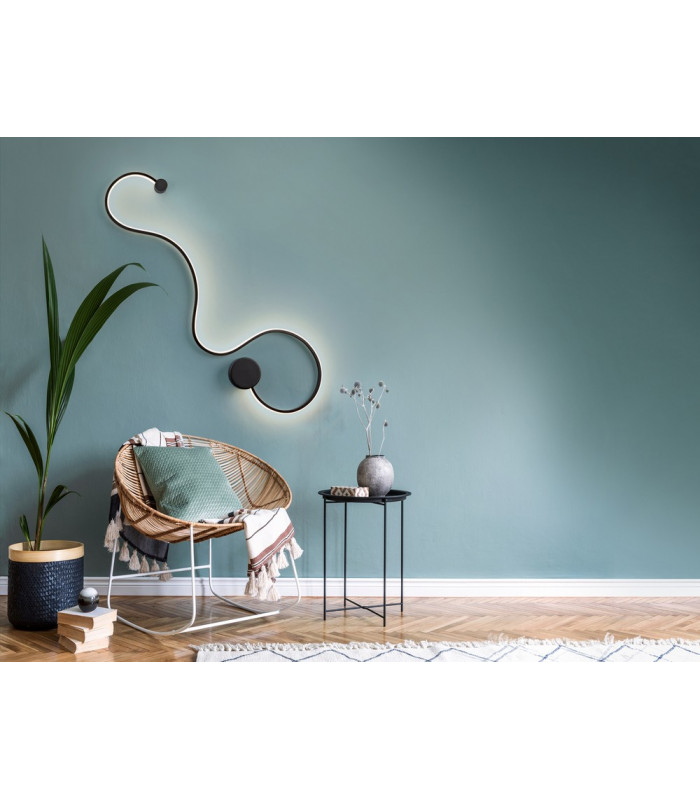 Wall Light Matt Black -1