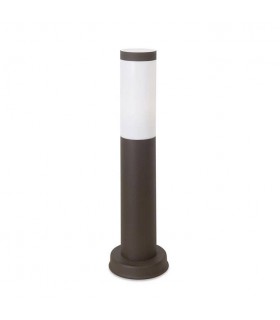 1 Light Outdoor Bollard Light Brown IP55 - 1