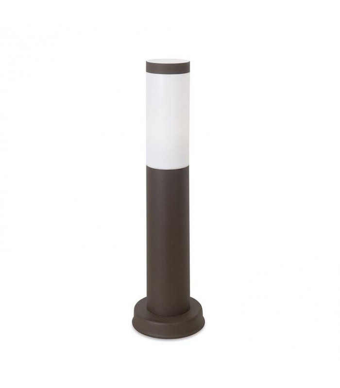 1 Light Outdoor Bollard Light Brown IP55 - 1