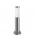 1 Light Outdoor Bollard Light Grey IP55 - 1