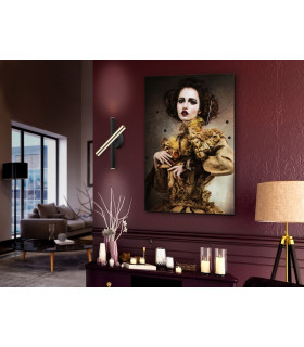 Wall Light Glossy Gold Matt Black -1