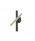 Wall Light Glossy Gold Matt Black -2