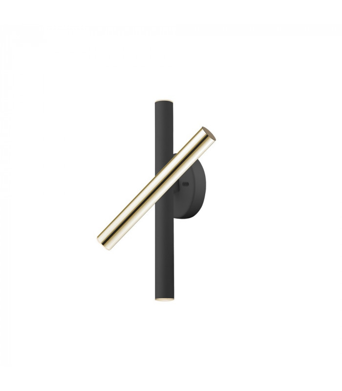 Wall Light Glossy Gold Matt Black -2