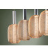 Dimmable Pendant Light Straight Bar Chrome-Gold -4