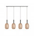 Dimmable Pendant Light Straight Bar Chrome-Gold -5