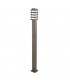 1 Light Outdoor Bollard Light Brown IP55 - 1