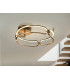 Semi Flush Ceiling Light Cylindrical Rose Gold -1