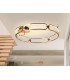 Semi Flush Ceiling Light Cylindrical Rose Gold -1