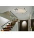 Semi Flush Ceiling Light Cylindrical Chrome -2