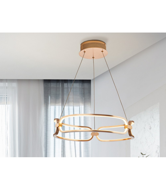Pendant Light Rose Gold -1