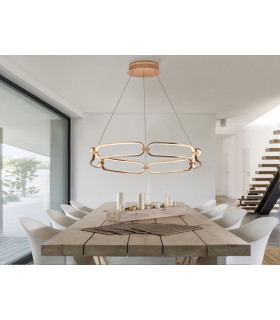 Pendant Light Rose Gold -1