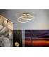 Semi Flush Ceiling Light Glitter Gold -1