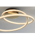 Semi Flush Ceiling Light Glitter Gold -2