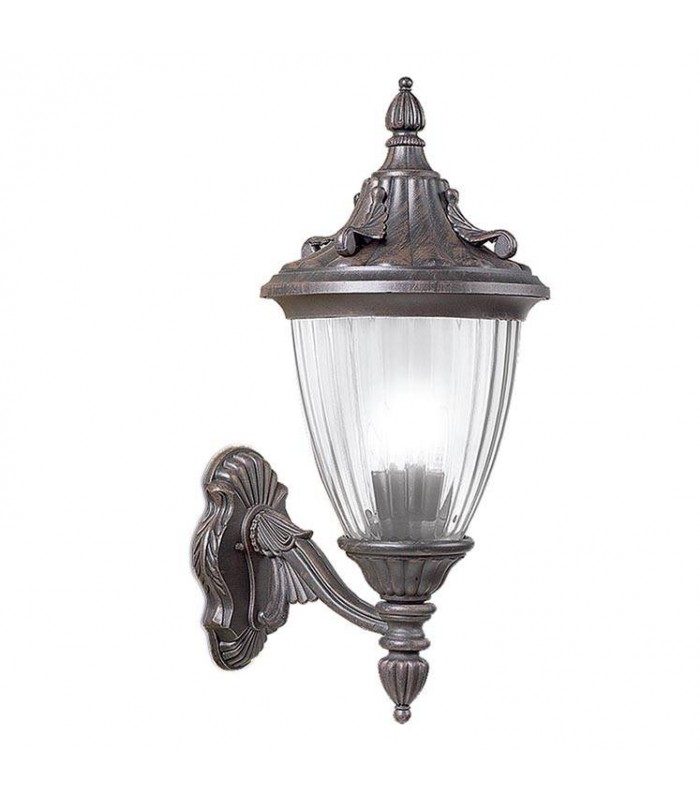 1 Light Outdoor Wall Lantern Rusty brown - 1