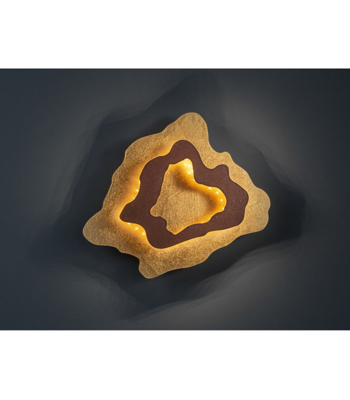 Wall Light Rust Golden Bread -2