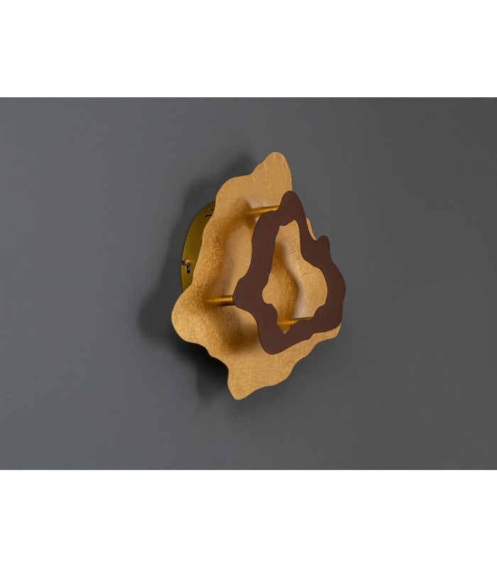 Wall Light Rust Golden Bread -3